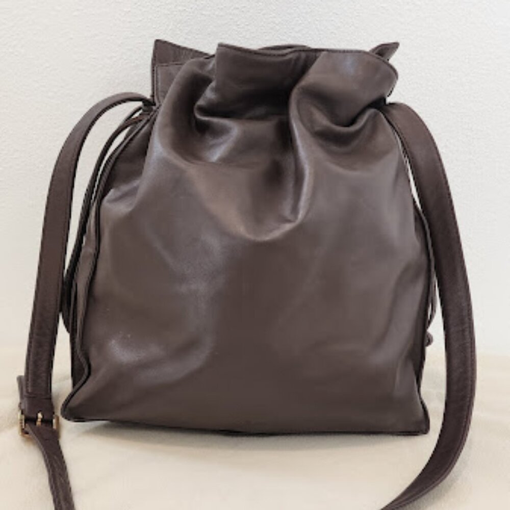 Loewe Drawstring bucket crossbody.